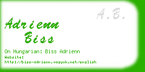 adrienn biss business card